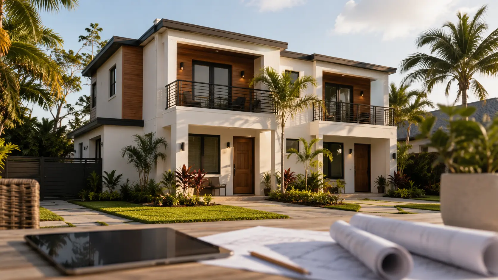 Florida multifamily investment property with plans and market research